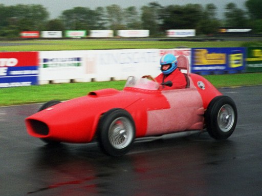 Monoposto on Manfield race track in 2004